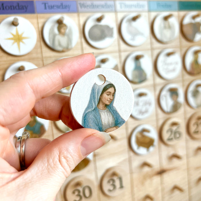 Advent Calendar Coins - Natural Nativity