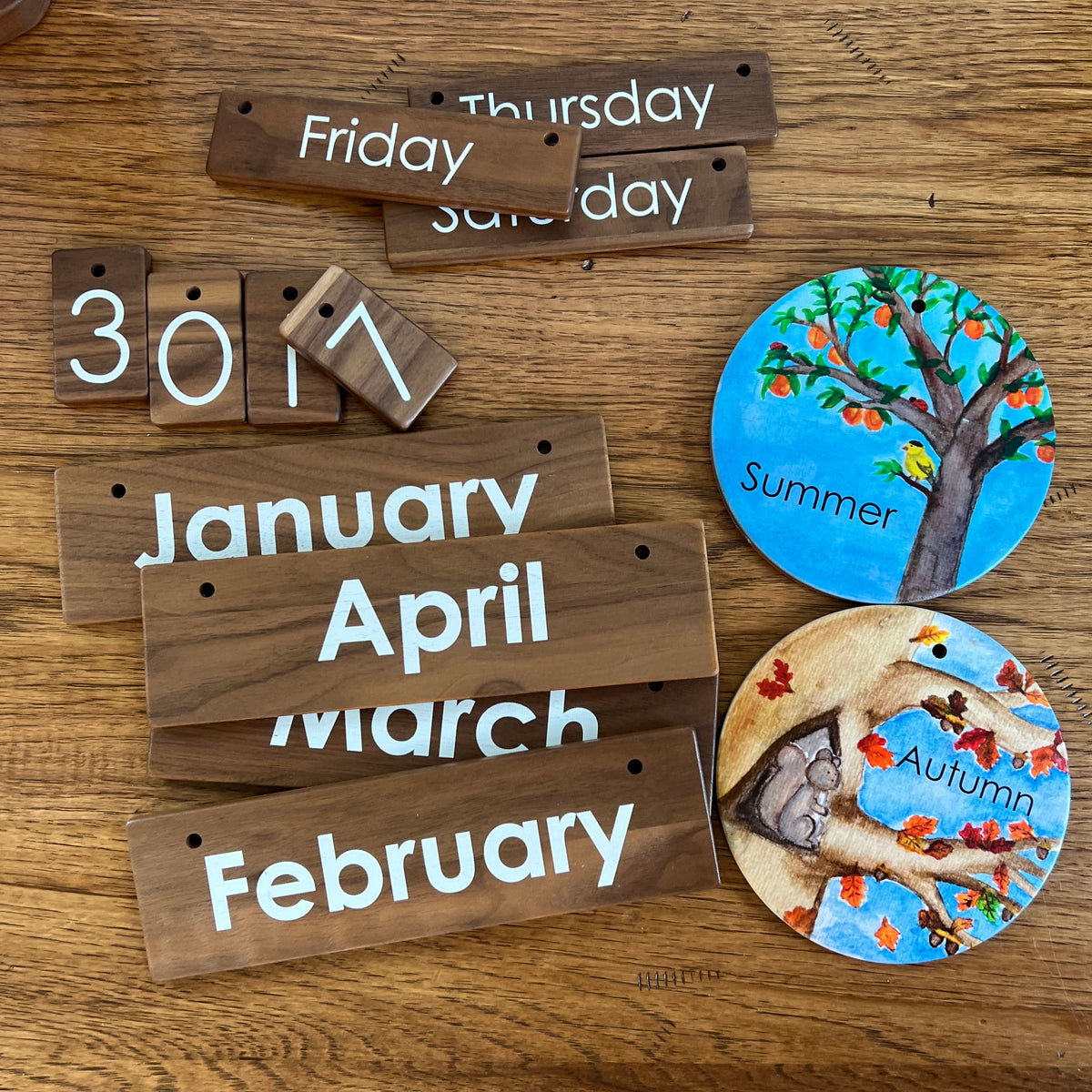 Replacement Pieces - School Calendar