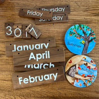 Replacement Pieces - School Calendar