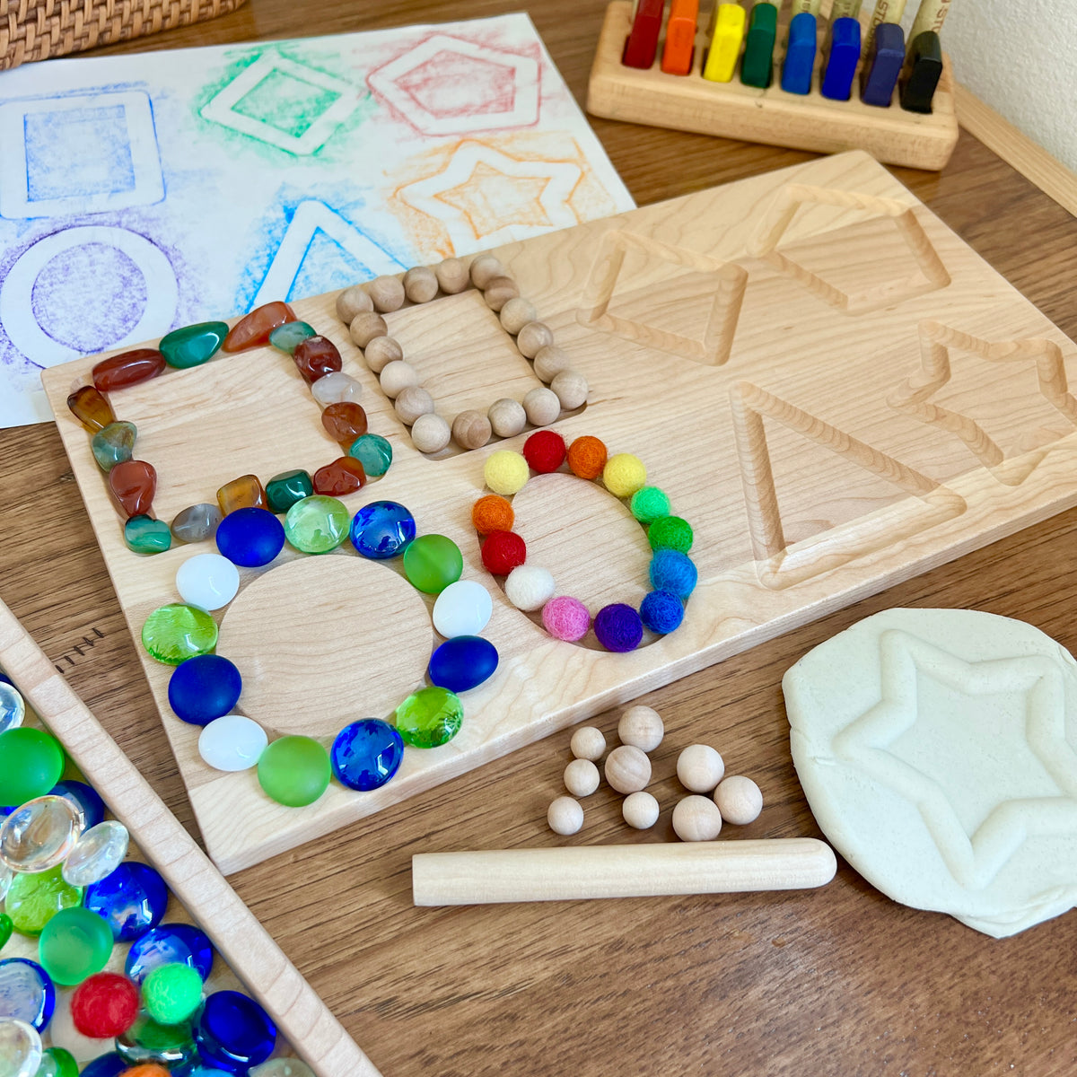 Shapes Tracing Board