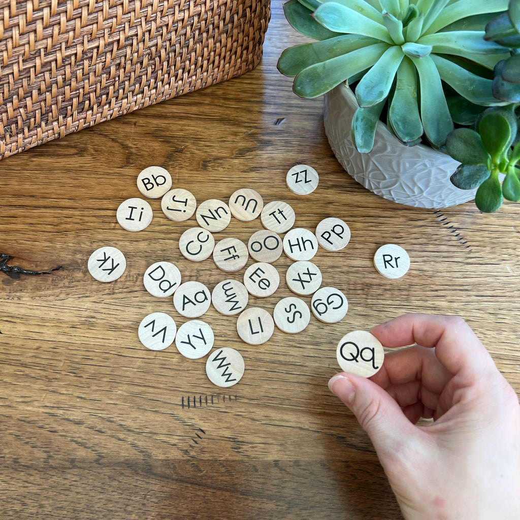 Small Coins - Alphabet Double Letters – Treasures From Jennifer