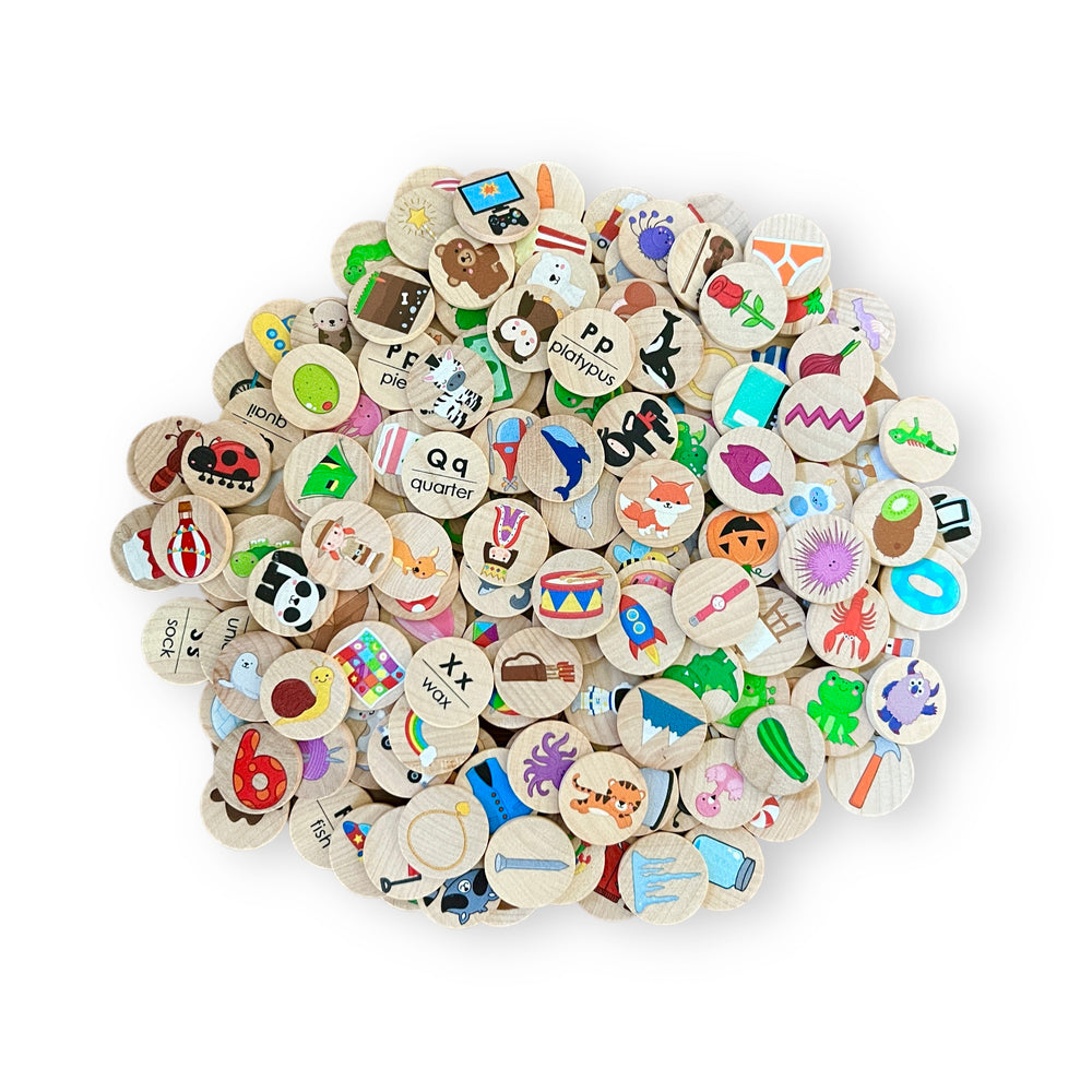 Small Coins - Alphabet Objects – Treasures From Jennifer