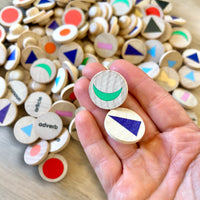 Small Coins - Montessori Grammar Symbols