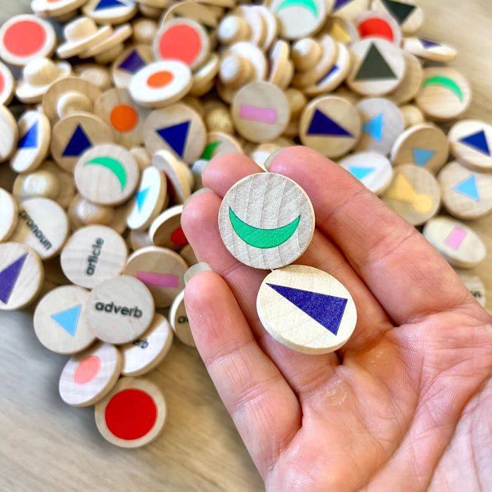 Small Coins - Montessori Grammar Symbols