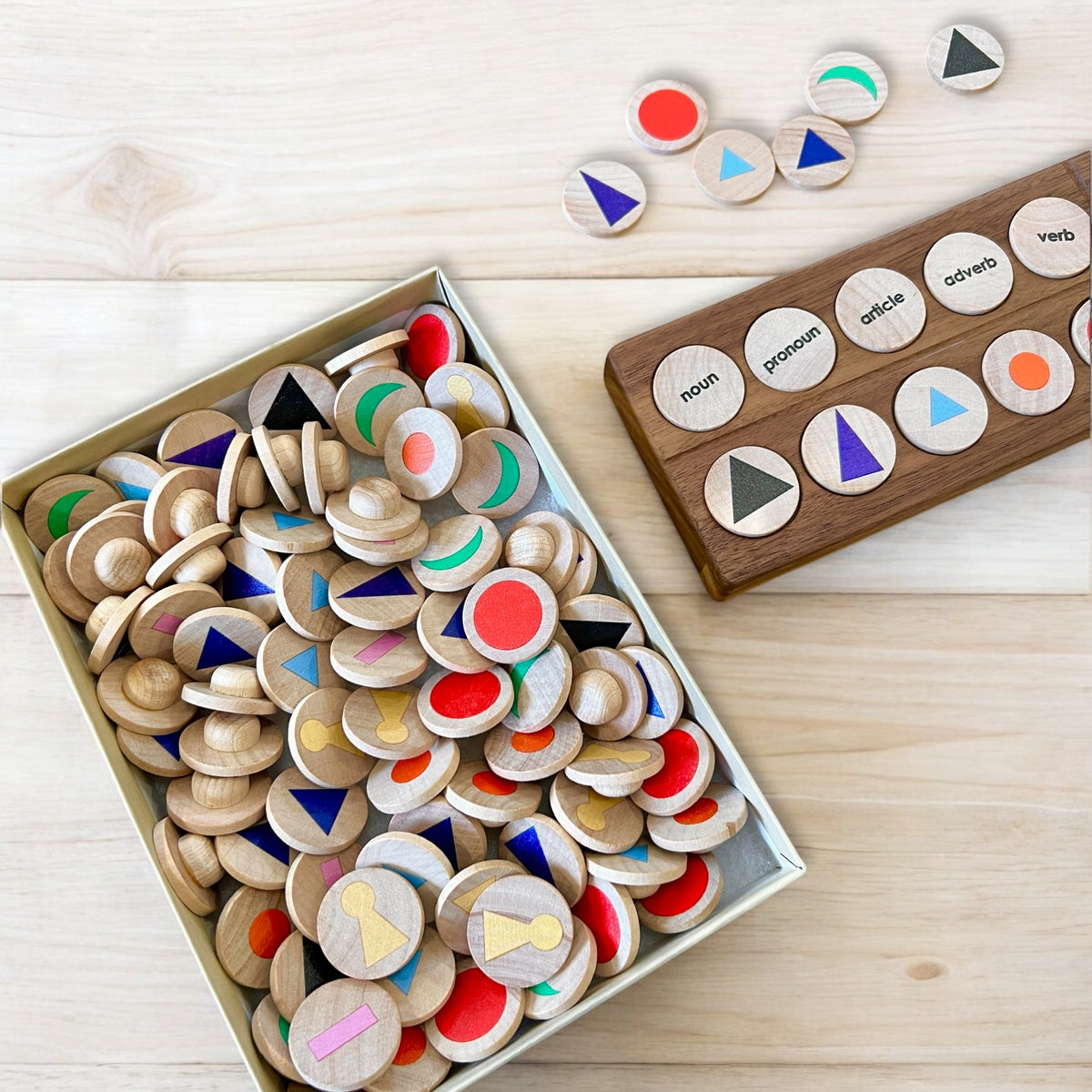 Small Coins - Montessori Grammar Symbols