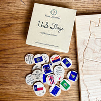 Small Coins - U.S. Flags