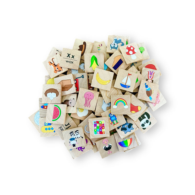 Square Tiles - Alphabet Objects