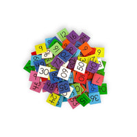 Square Tiles - Multiplication Table 10x10 Set