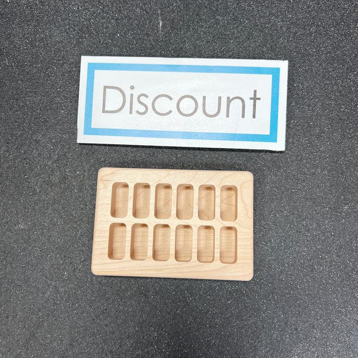 DISCOUNT Stockmar Crayon Holder - 12 Blocks Only
