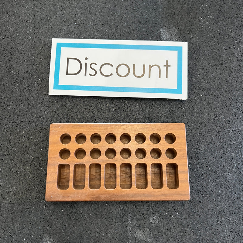 DISCOUNT Stockmar Crayon Holder - 16 Sticks/8 Blocks