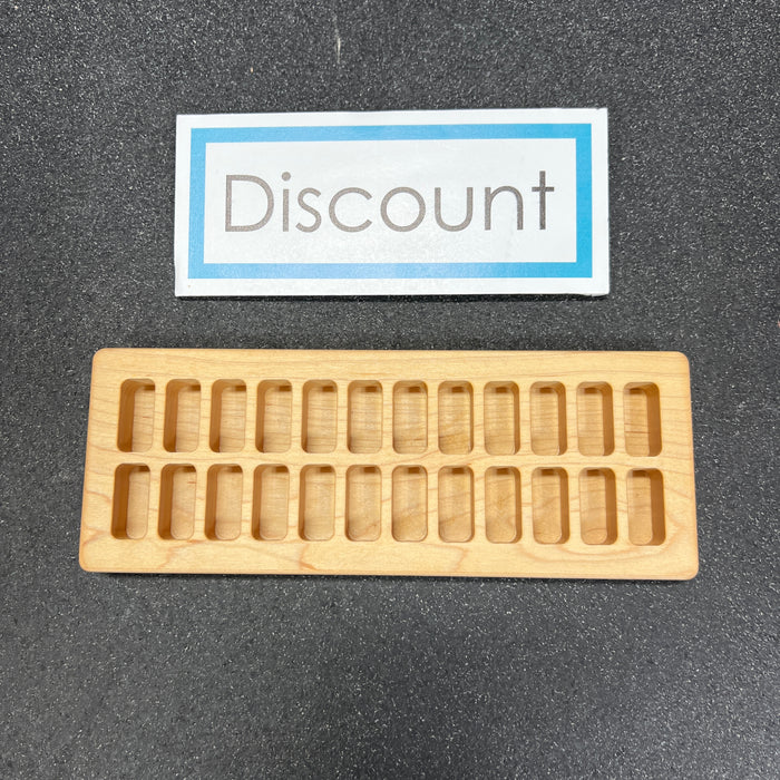 DISCOUNT Stockmar Crayon Holder - 24 Blocks Only