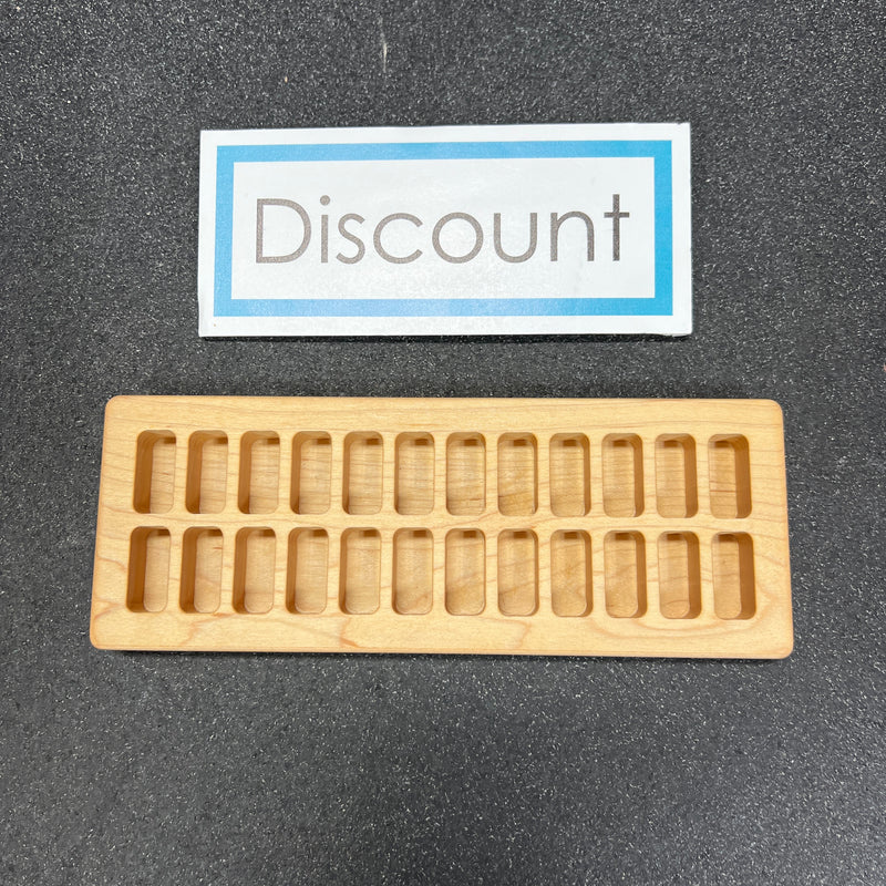 DISCOUNT Stockmar Crayon Holder - 24 Blocks Only