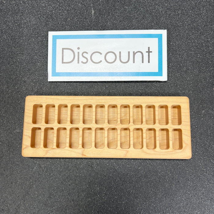 DISCOUNT Stockmar Crayon Holder - 24 Blocks Only