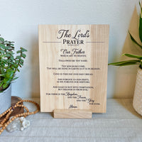 The Lord's Prayer Sign