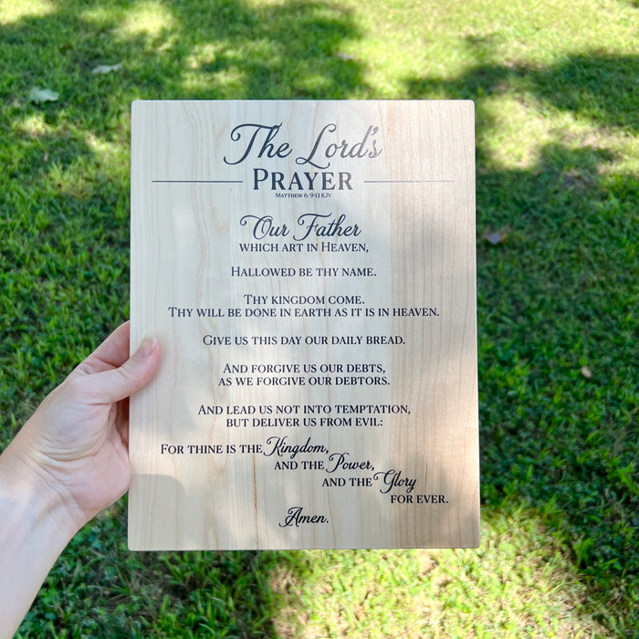 The Lord's Prayer Sign