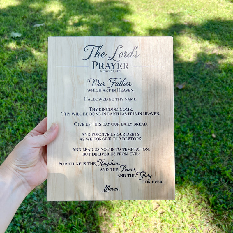 The Lord's Prayer Sign