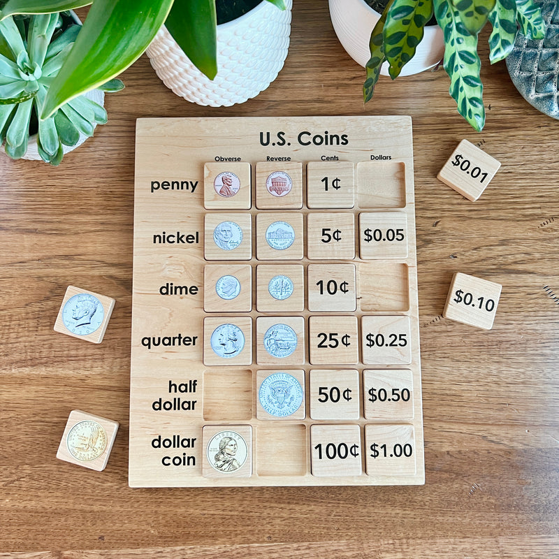 U.S. Money Tray and Cards