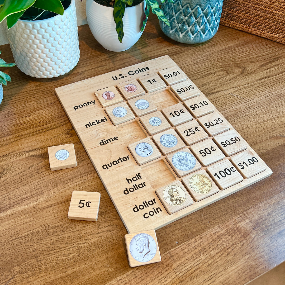 U.S. Money Tray and Cards