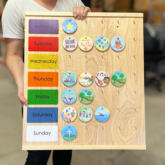 Weekly Chart - Fits 2.5 Inch Coins