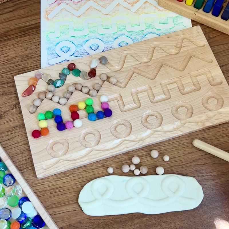 Reversible Prewriting/Shapes Tracing Board