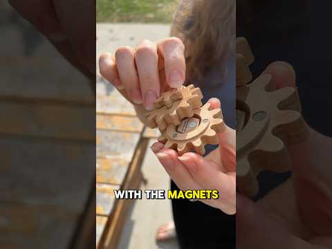 Wooden Gear Fidget Spinner