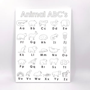 Animal ABC's Canvas