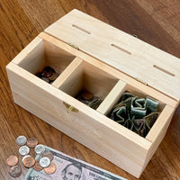Child's Money Bank - Give, Save, Spend