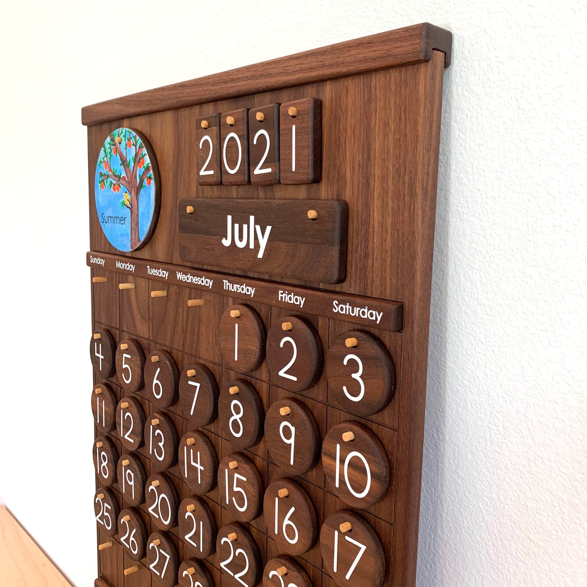 Classroom Calendar - Walnut