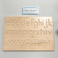 DISCOUNT Printed Alphabet Tracing Board - DANISH