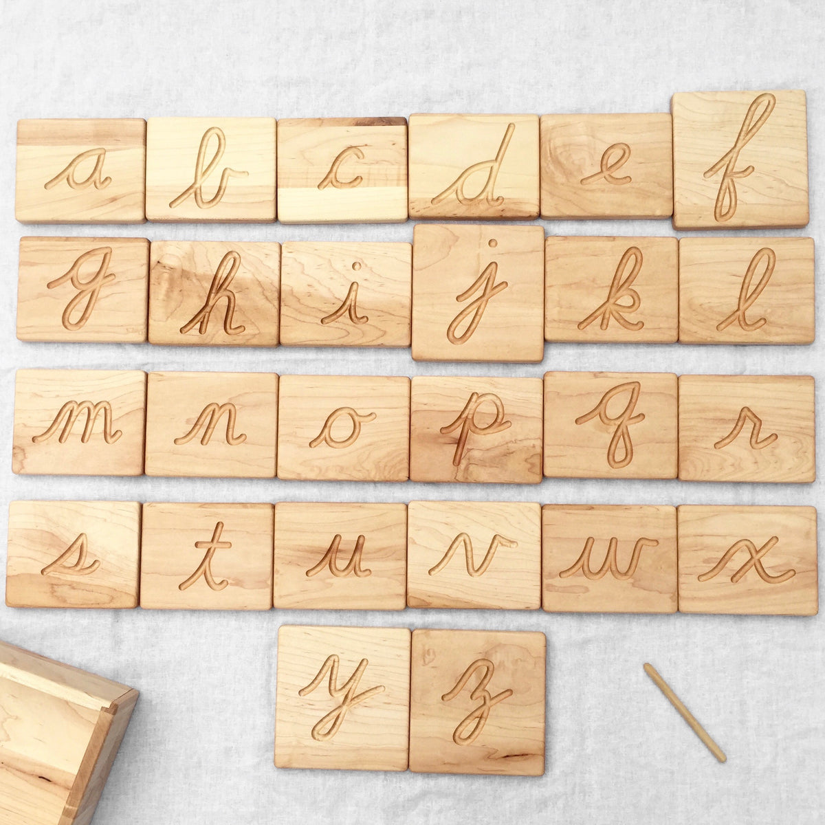 Cursive Alphabet Tracing Cards