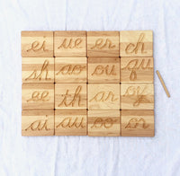 Cursive Double-Letter Tracing Cards