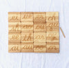 Cursive Double-Letter Tracing Cards