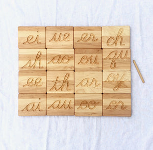 Cursive Double-Letter Tracing Cards