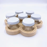Flower Paint Jar Holder