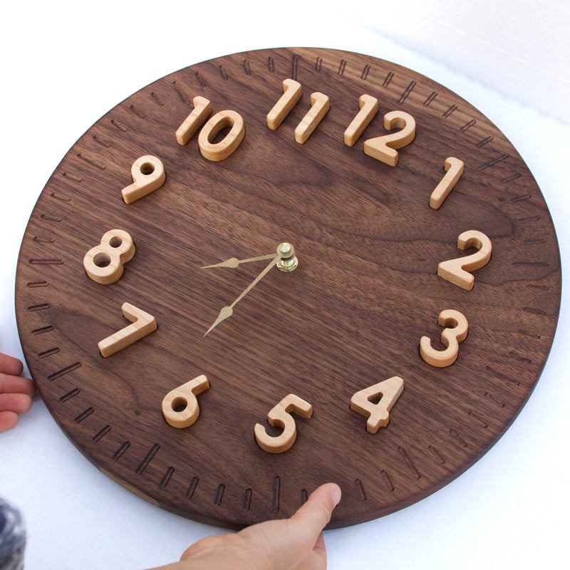 Walnut Wall Clock