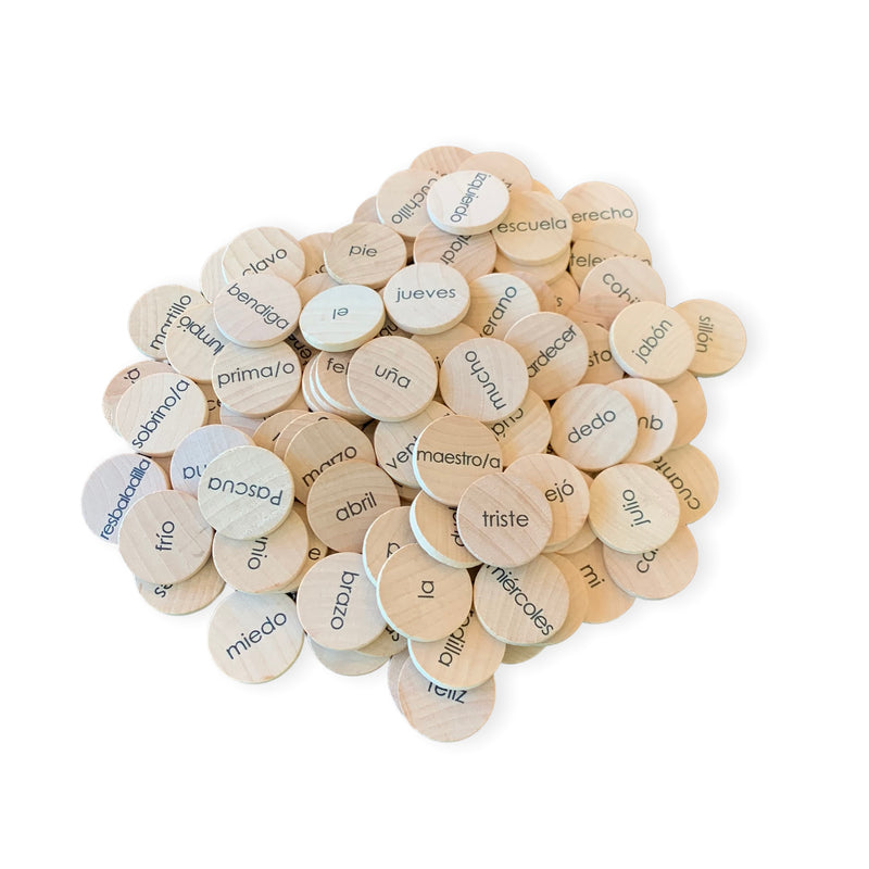 Small Coins - Spanish Sight Words