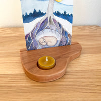 Postcard & Candle Holder