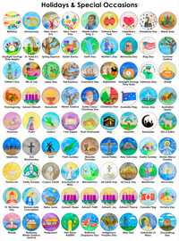 Picture Coins for Calendars & Charts