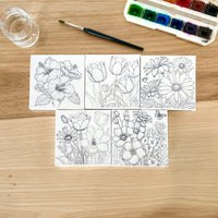 Mini Canvas - Flowers Set