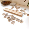 Square Tiles - Single Row Tray