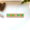 Square Tiles - Single Row Tray