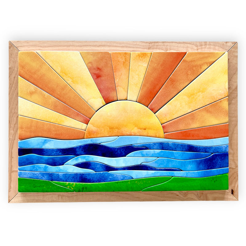Sunrise Wooden Puzzle