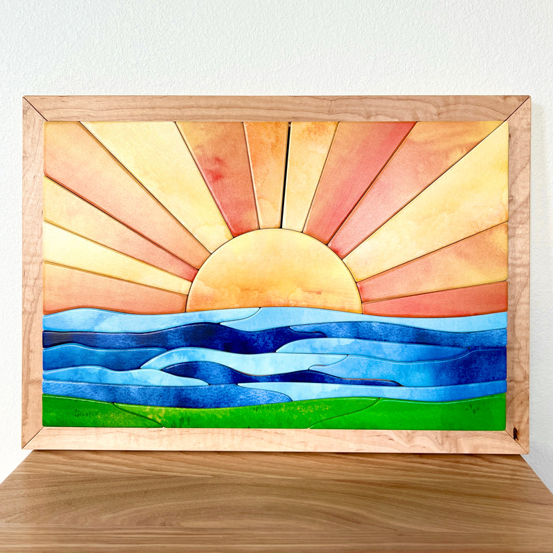 TO BE DISCONTINUED: Sunrise Wooden Puzzle