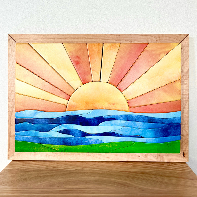 Sunrise Wooden Puzzle