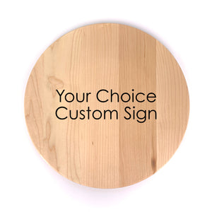 "Custom Sign" Wall Art