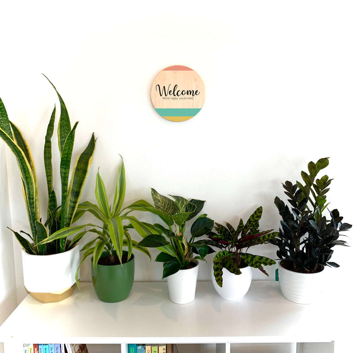 Wall Art - Welcome Stripes