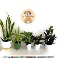 "Where Playing is Learning" Wall Art