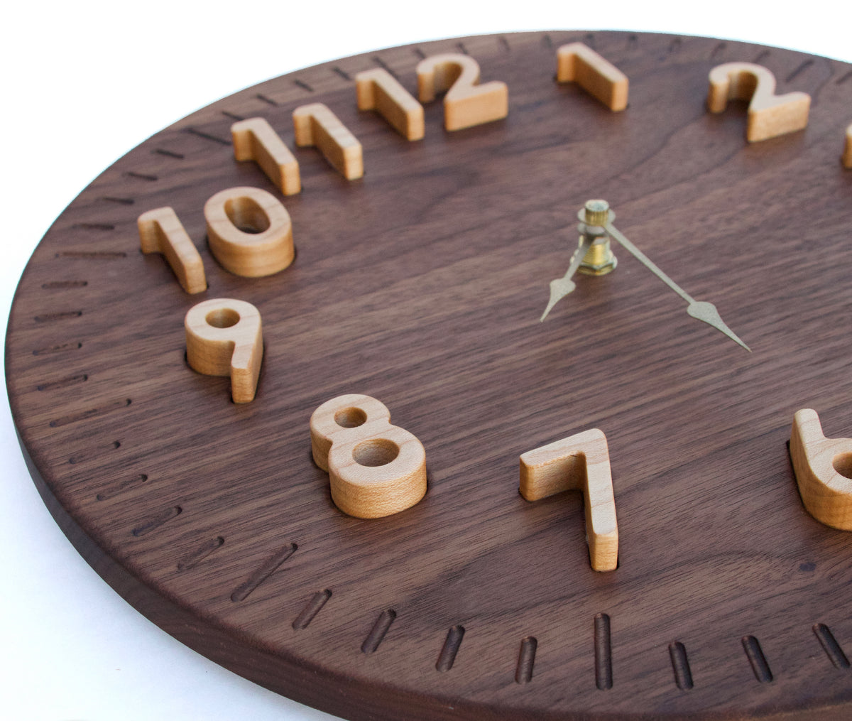 Walnut Wall Clock