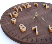 Walnut Wall Clock