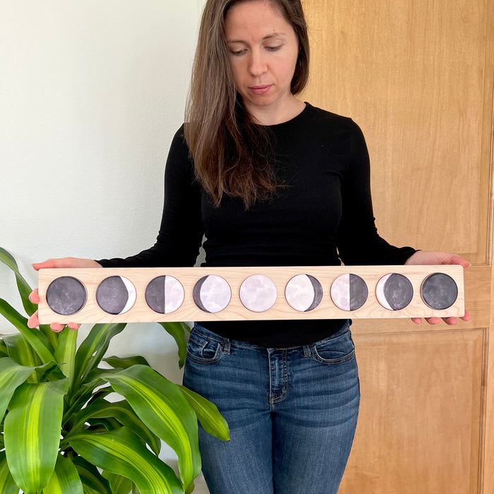 Watercolor Moons Wall Hanging